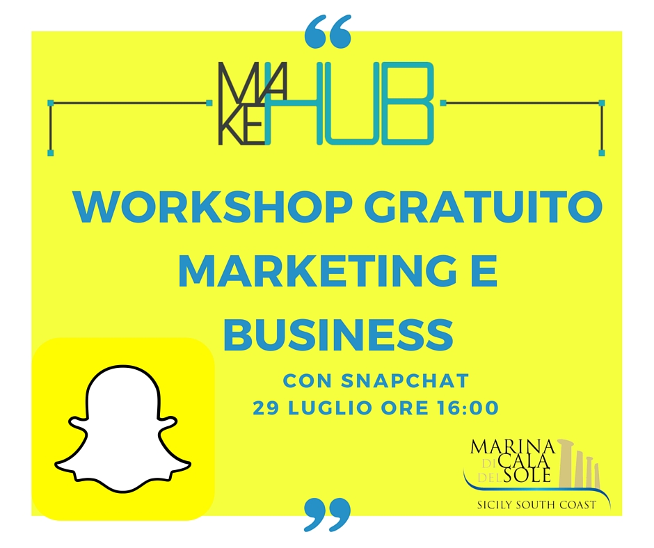 Workshop “Marketing e Business con Snapchat”