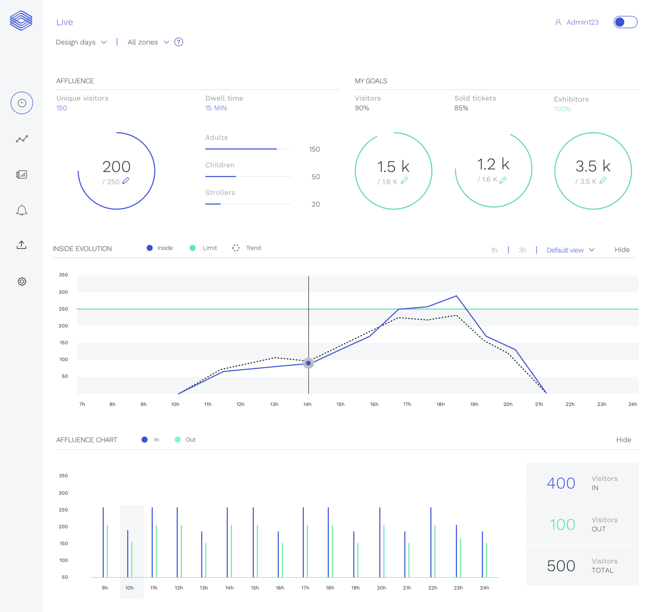 Landing 3 app screenshot